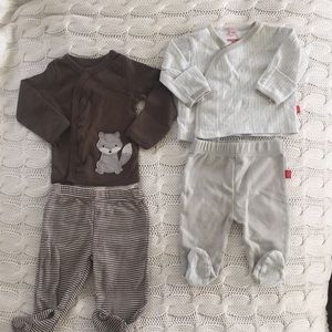 2 Baby tops and bottoms, Magnetic Me & Carter’s